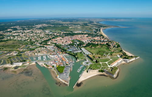 Vue aérienne Marennes Oléron